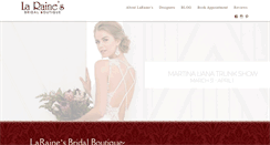 Desktop Screenshot of larainesboutique.com